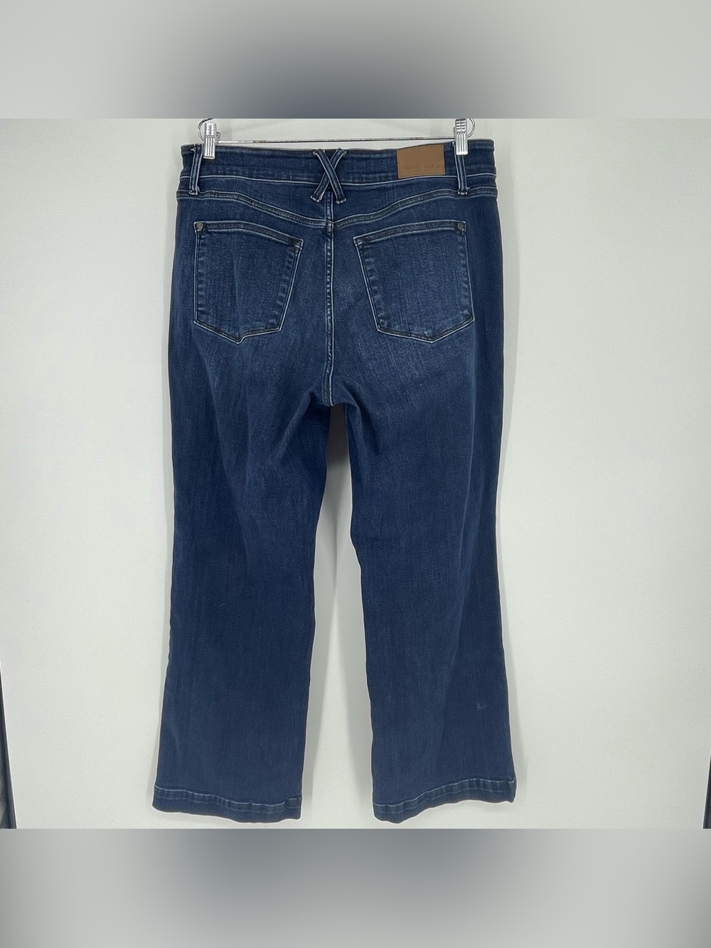 Judy Blue Wide Leg Jeans Size med Wash High Rise Stretch 18W - Picture 2 of 6